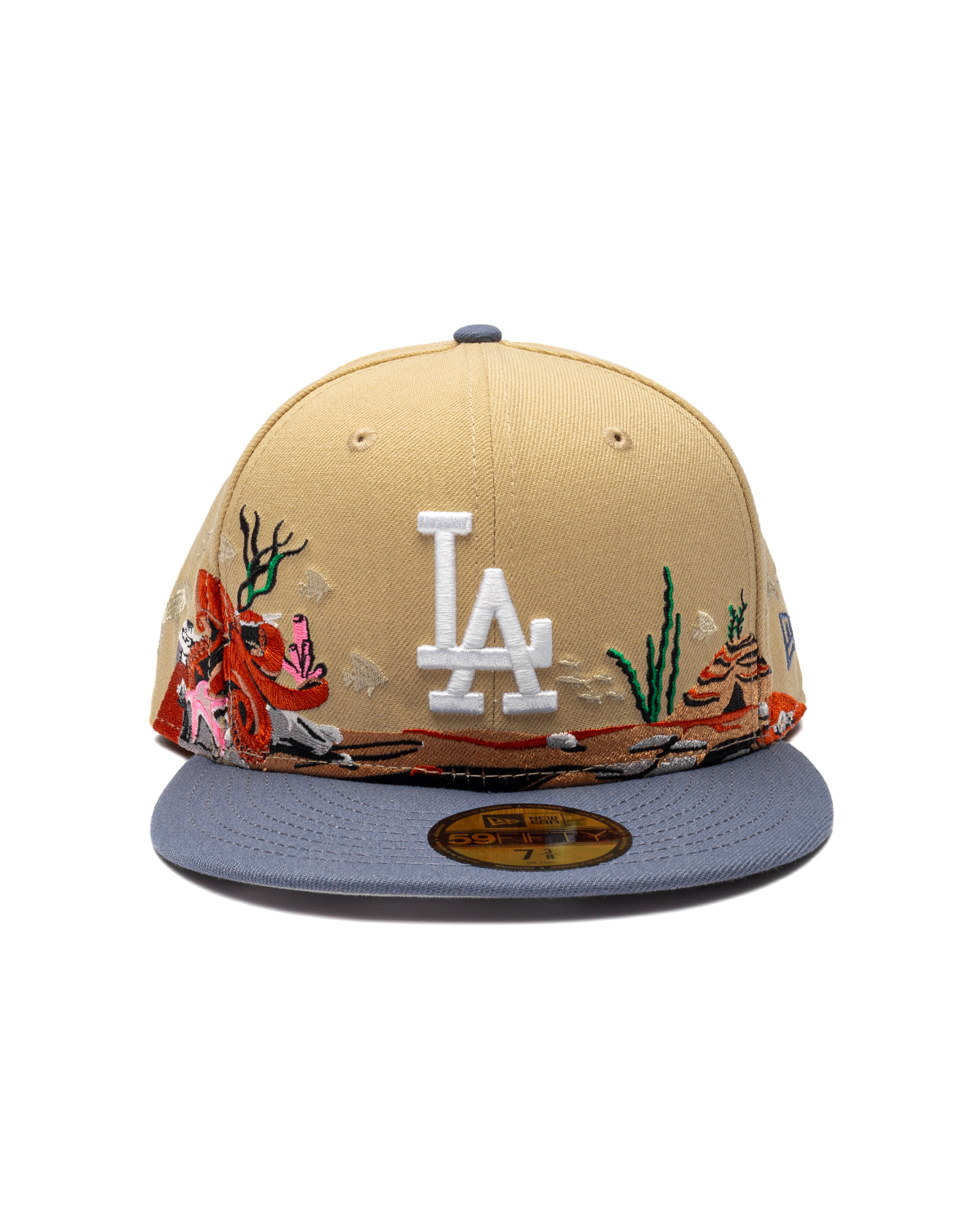 Los Angeles Dodgers Team Landscape Fitted Hat