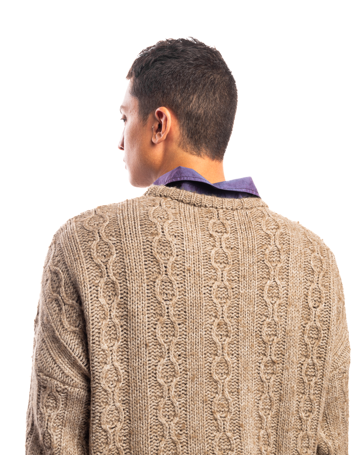Popover Roundneck Peafowl Funky Chain Knit
