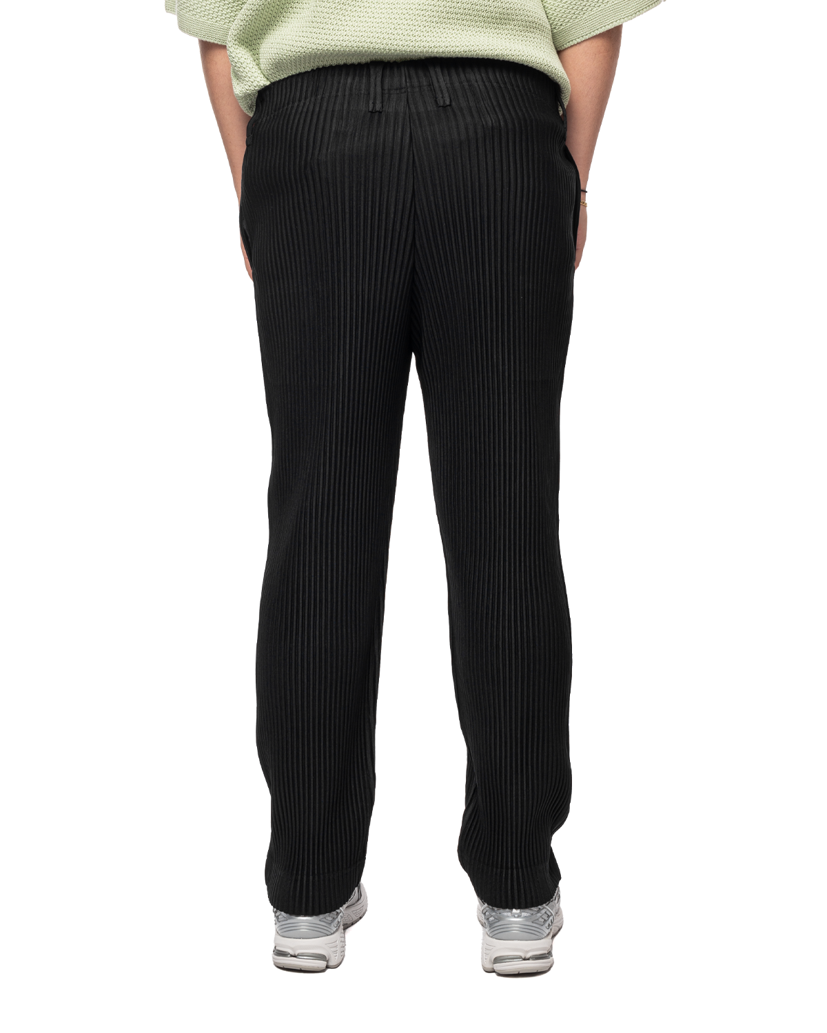 Basics Pleated Trousers Black (no.15)