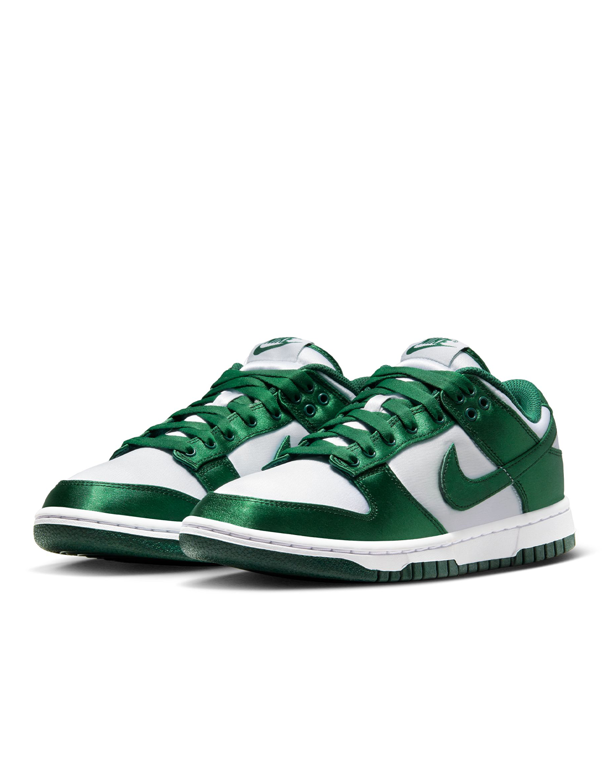 Wmns Dunk Low White/Team Green