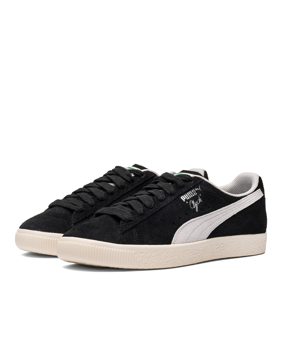 Clyde Hairy Suede Puma Black/Frosted Ivory
