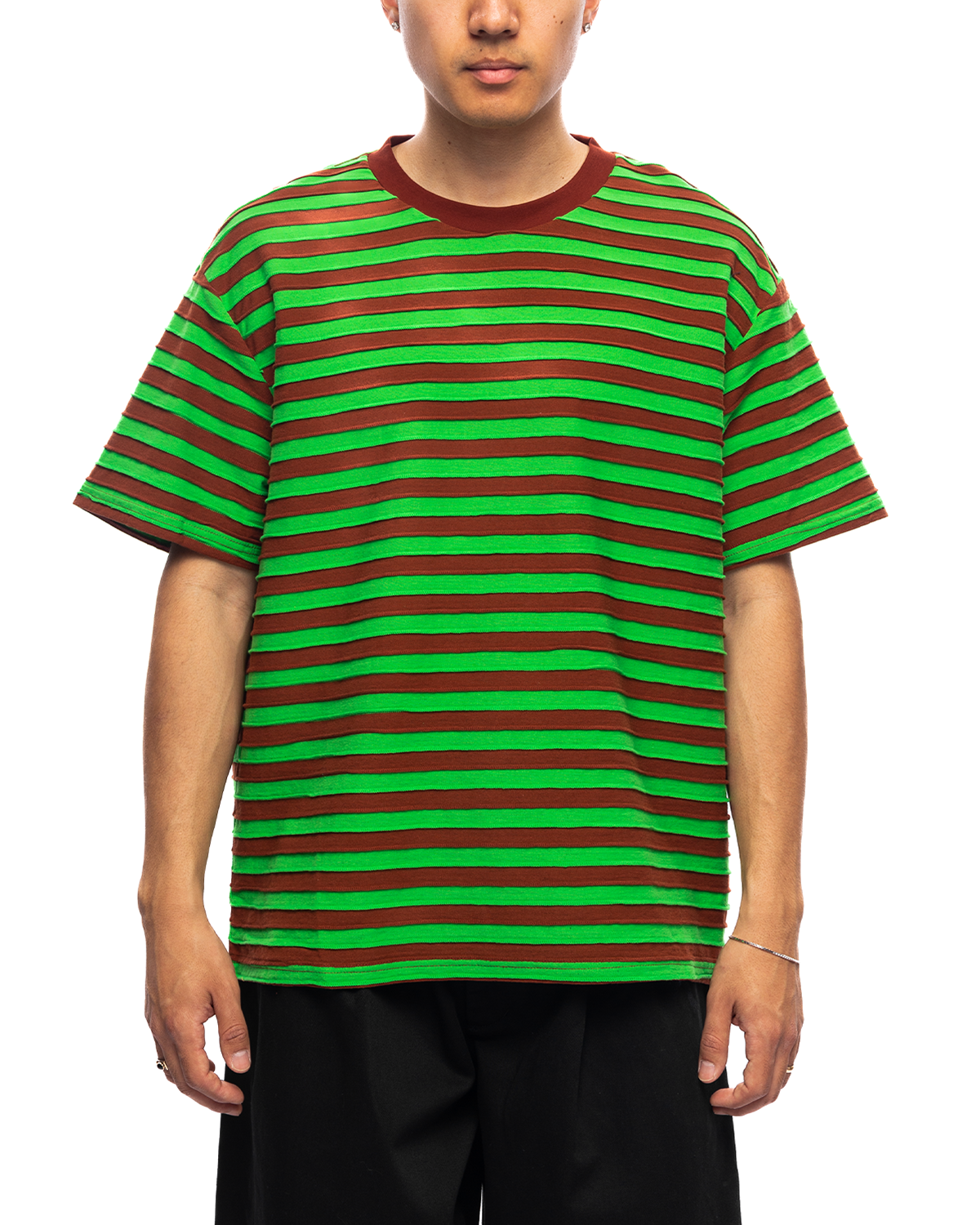 Denny Blaine Striped T-shirt Apple/Caramel