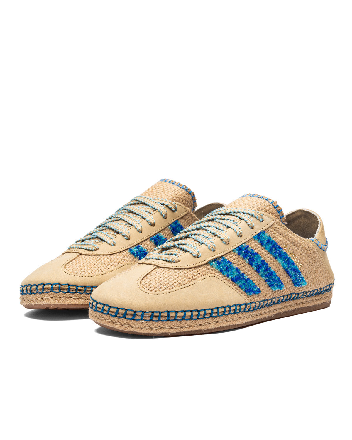 CLOT x Gazelle Khaki Light Blue