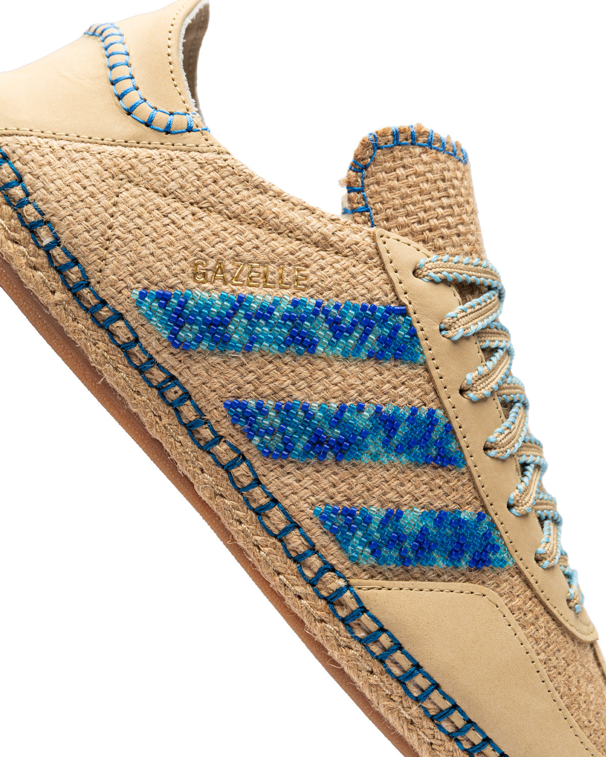 CLOT x Gazelle Khaki Light Blue