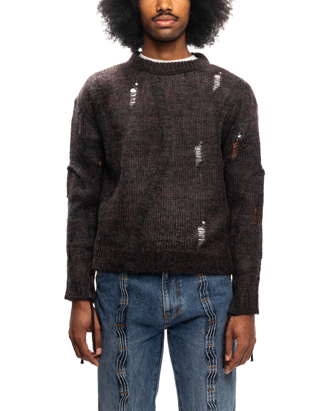 Colbine Crew Neck Sweater Charcoal