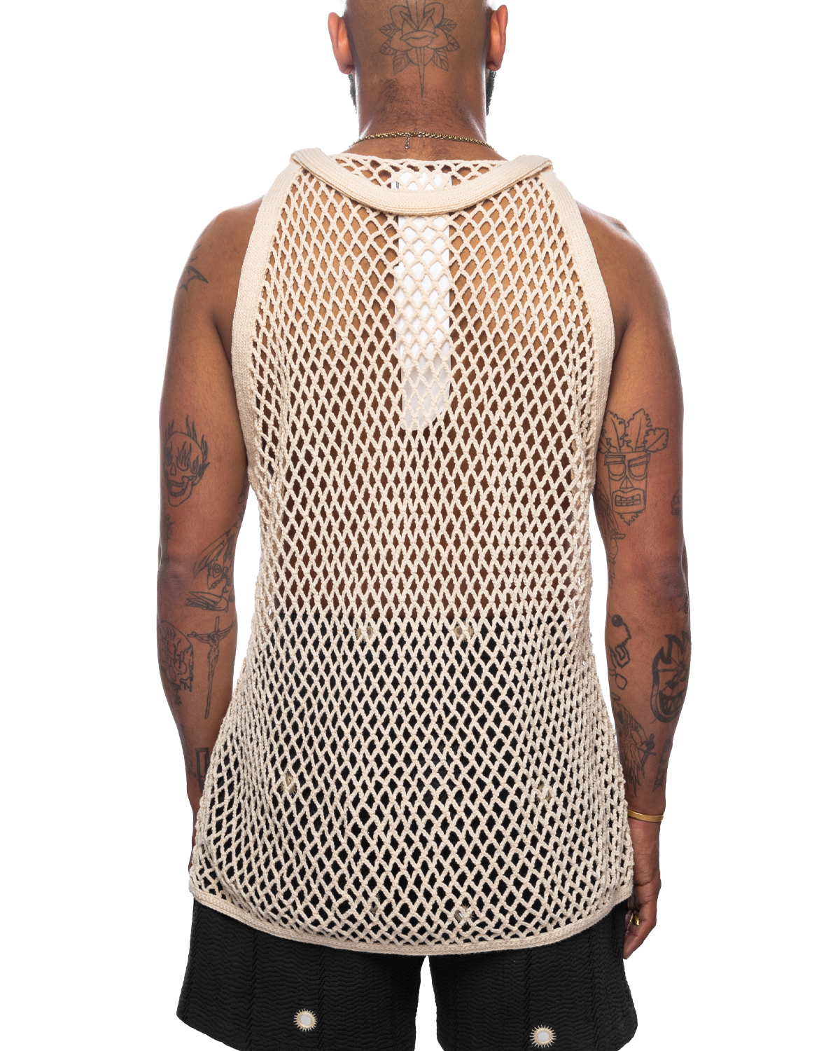 Mesh Bag Detail Tank Top