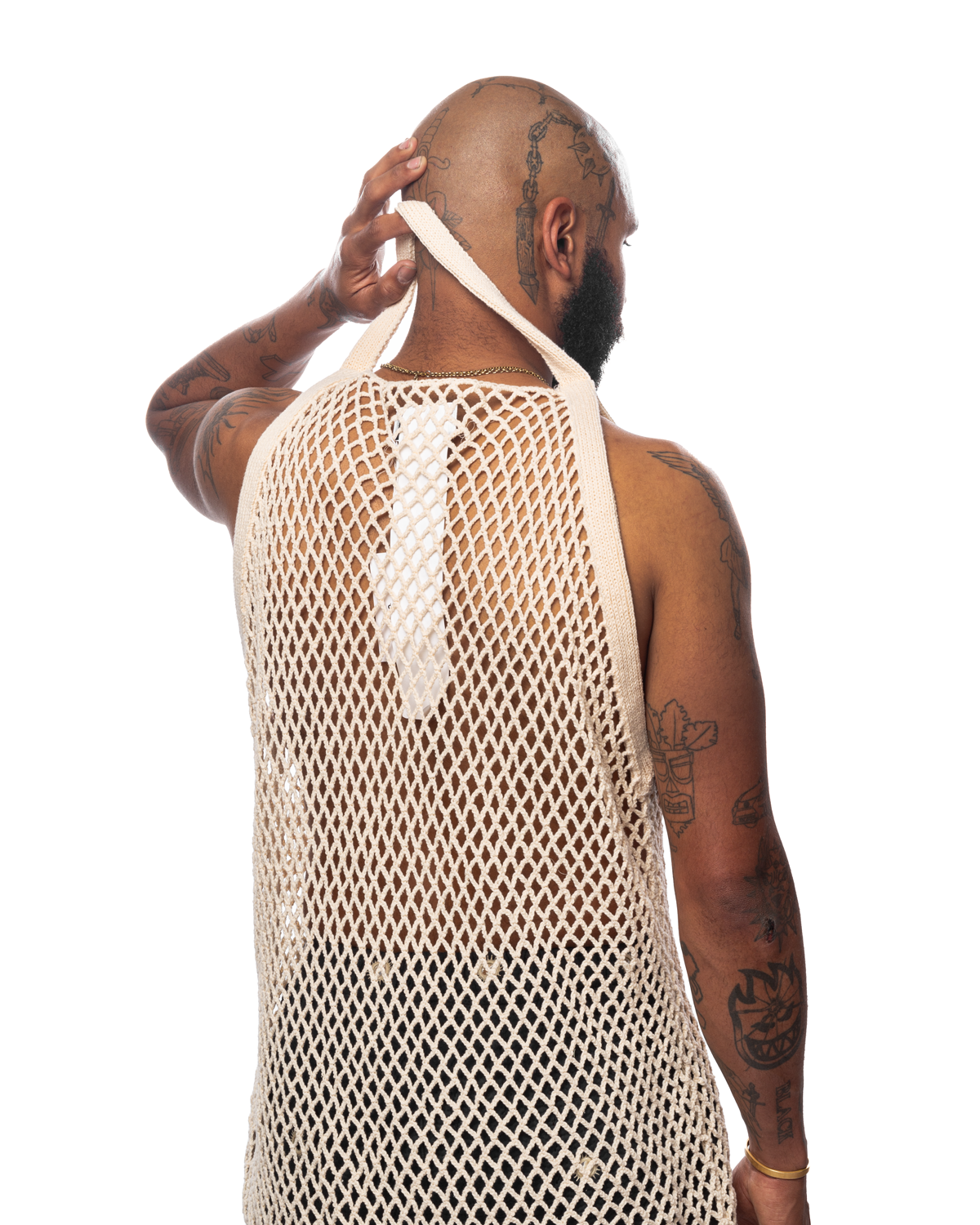 Mesh Bag Detail Tank Top