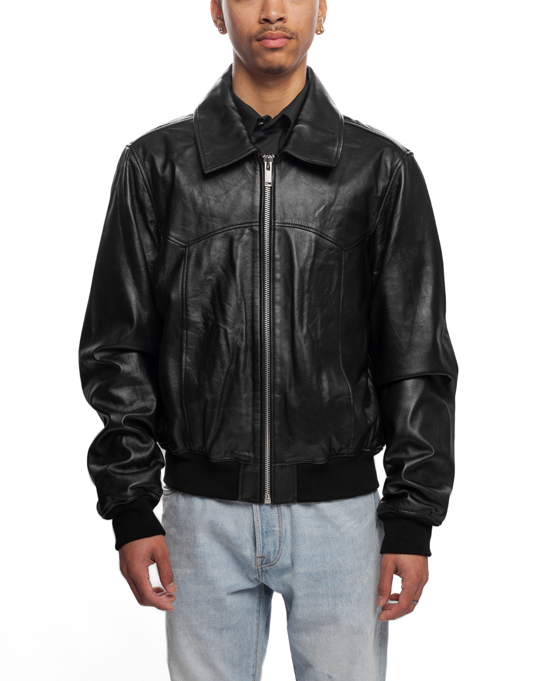Unisex HFD x Mapplethorpe Jacket Leather Black