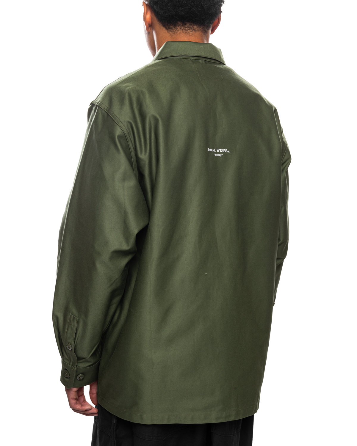 CBW 01 / LS / Cotton. Satin. ID 'Olive Drab'