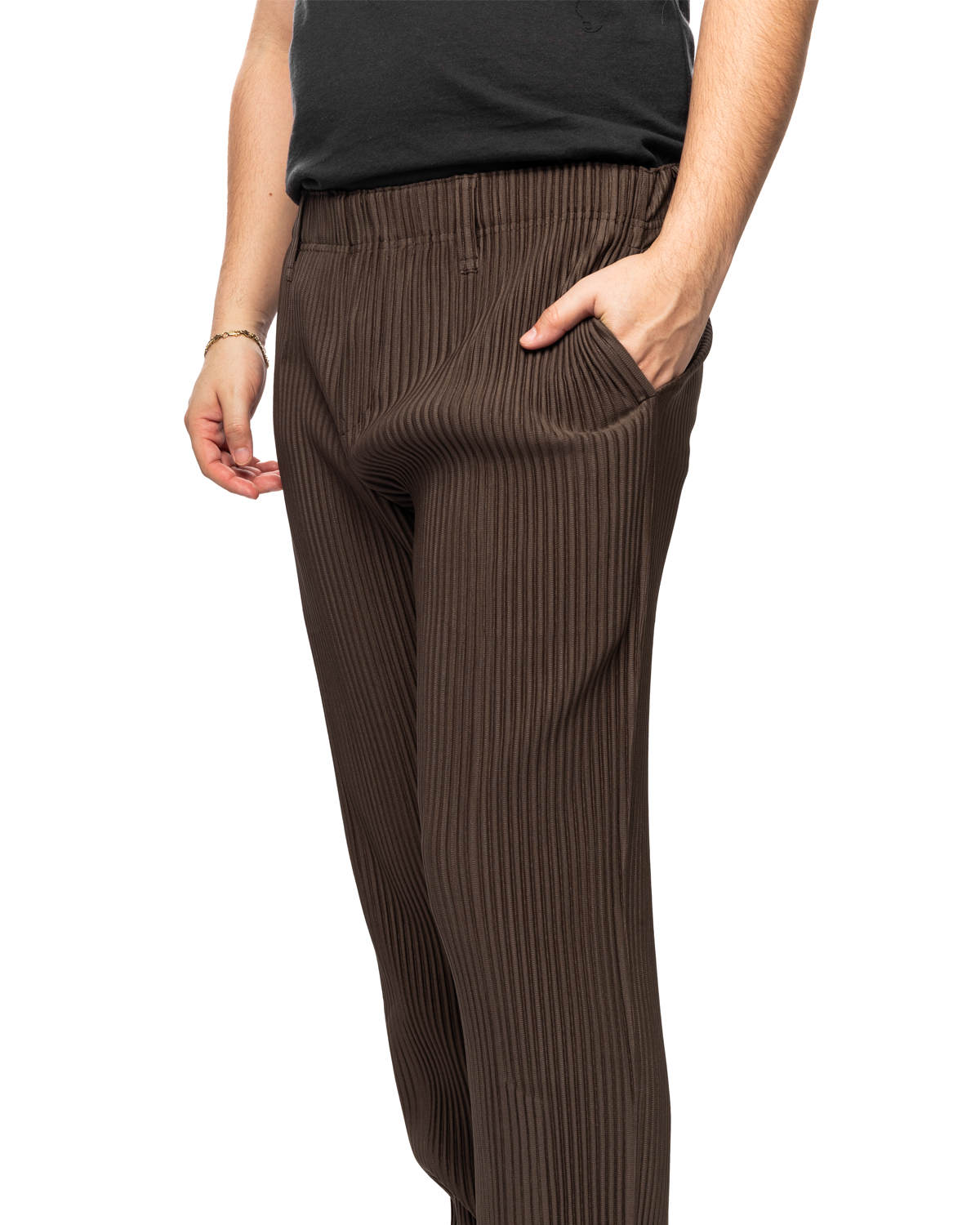 Tailored Pleats 1 Pants Dark Khaki (no.66)