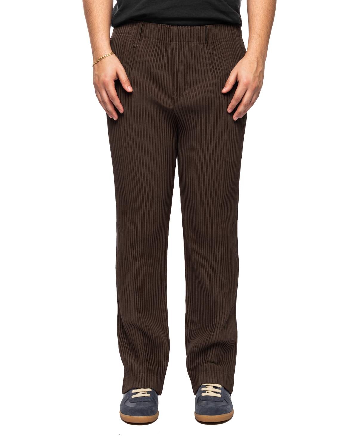 Tailored Pleats 1 Pants Dark Khaki (no.66)