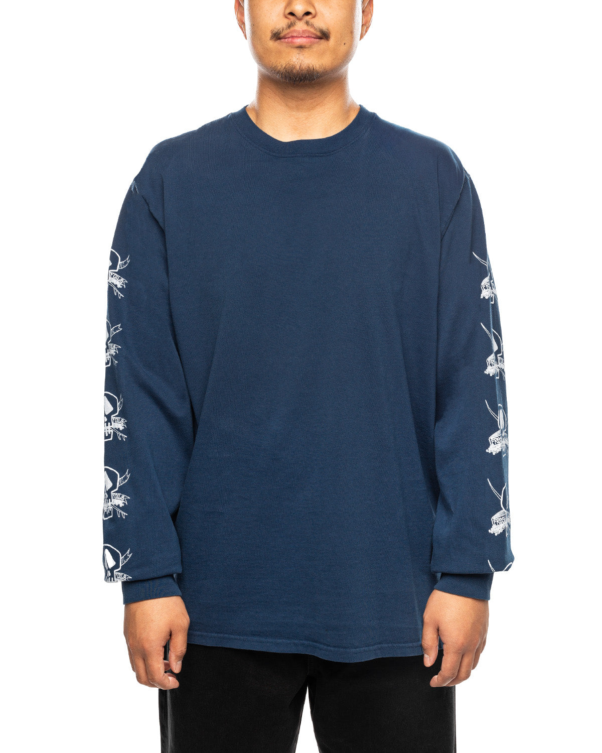 Foils Pigment Dyed LS Tee Navy