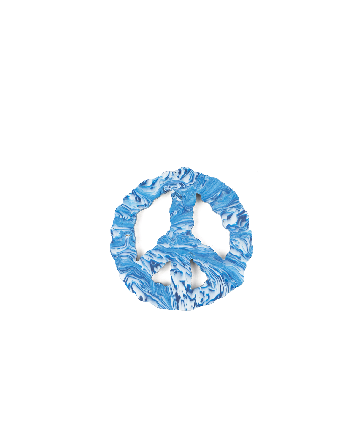 Clouded Peace Coaster (Set of 4) 'Blue'