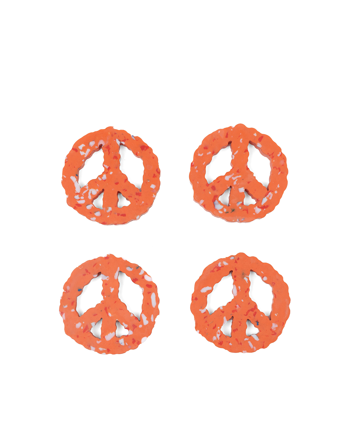 Clouded Peace Coaster (set of 4) Orange