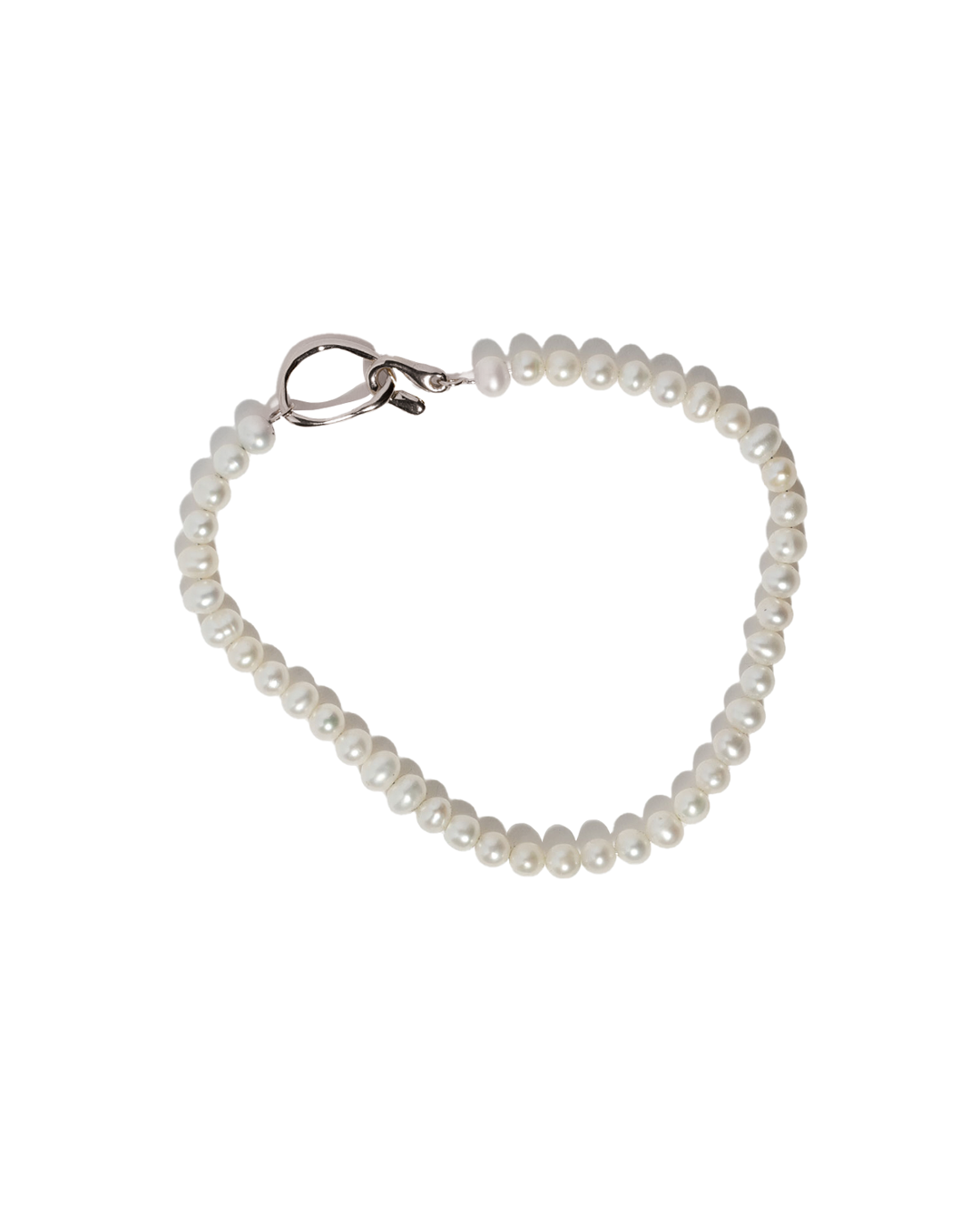 SEED Bracelet Sterling Silver/Pearl 7.5"