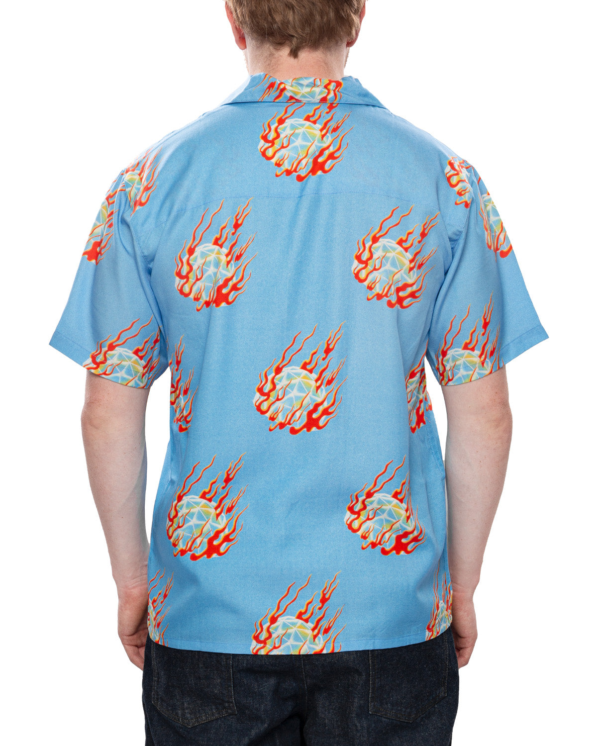 Dome On Fire Shirt Blue