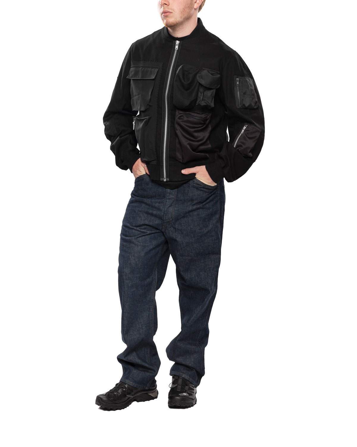 Recycling Work Jacket Black