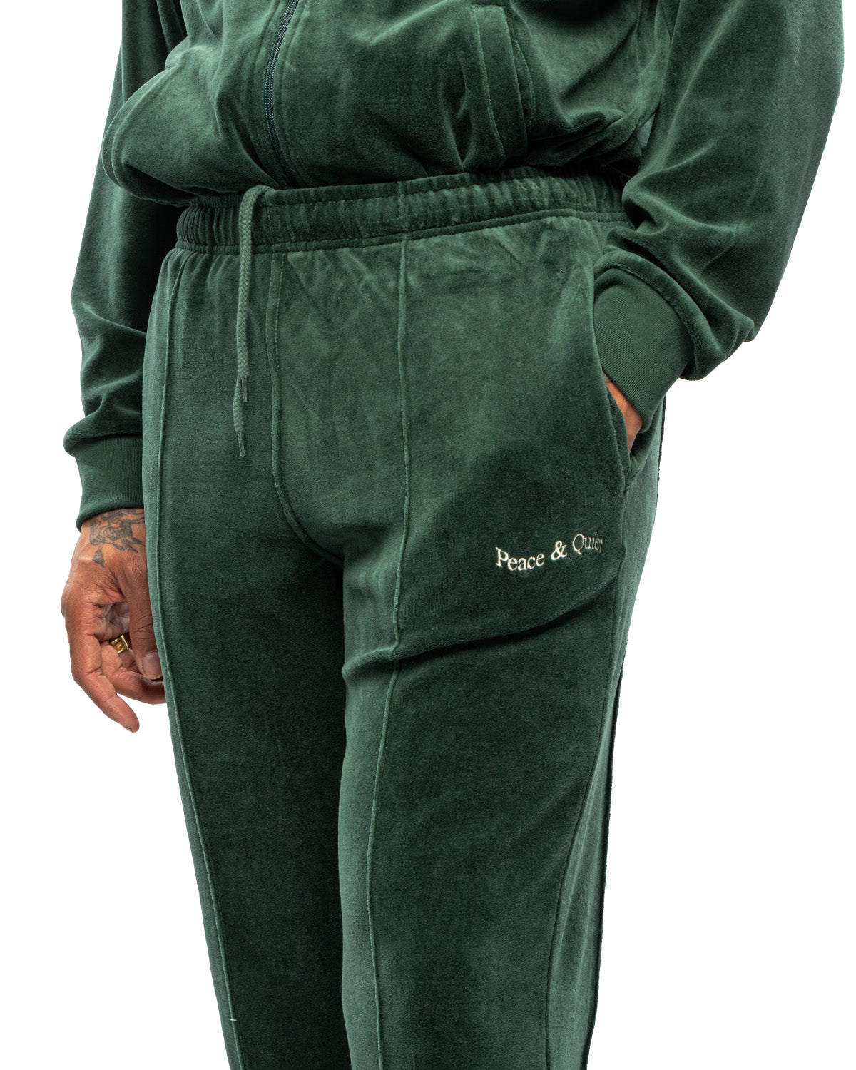 Wordmark Velour Pants Pine