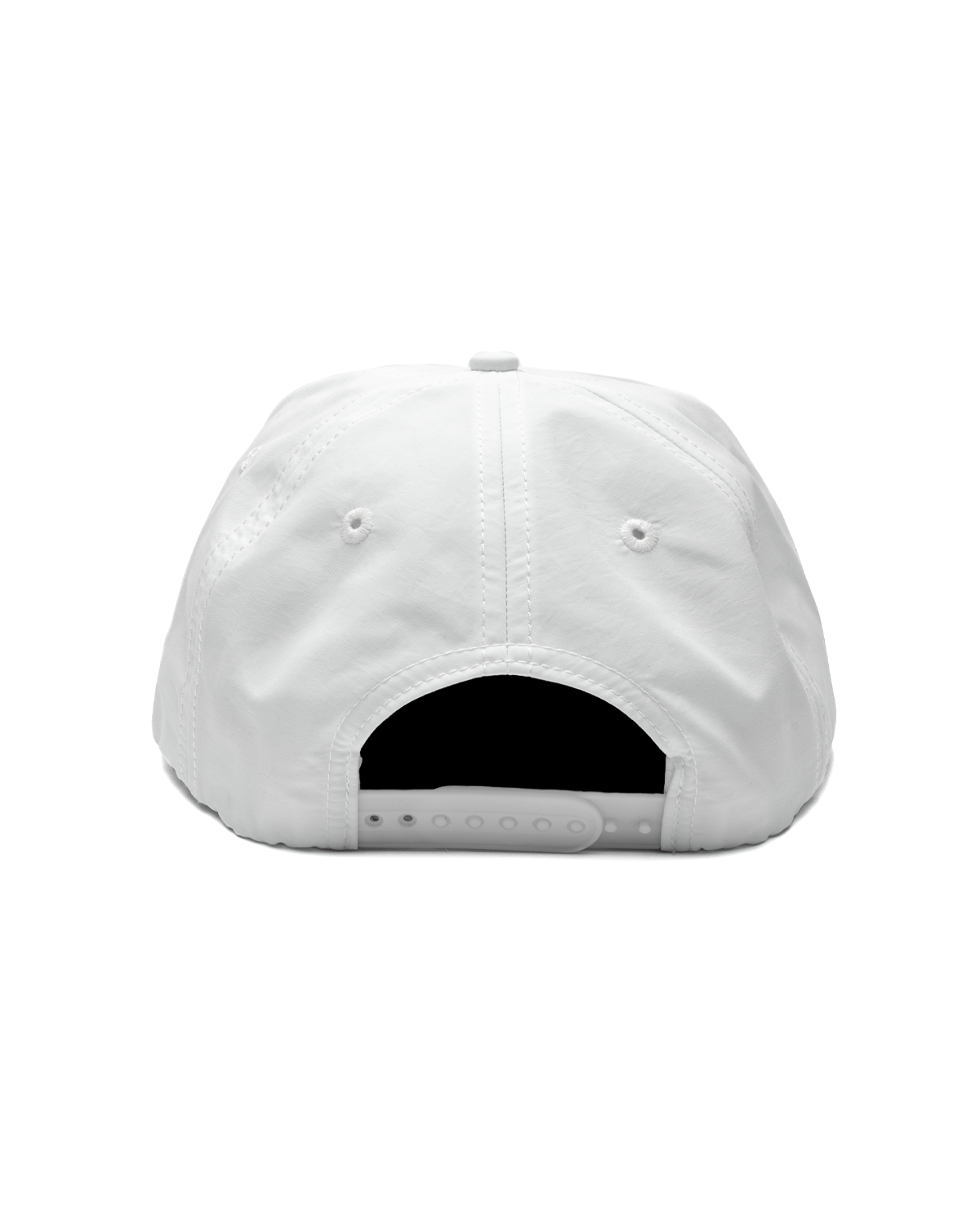 Lunker's 5-Panel Snapback Hat White