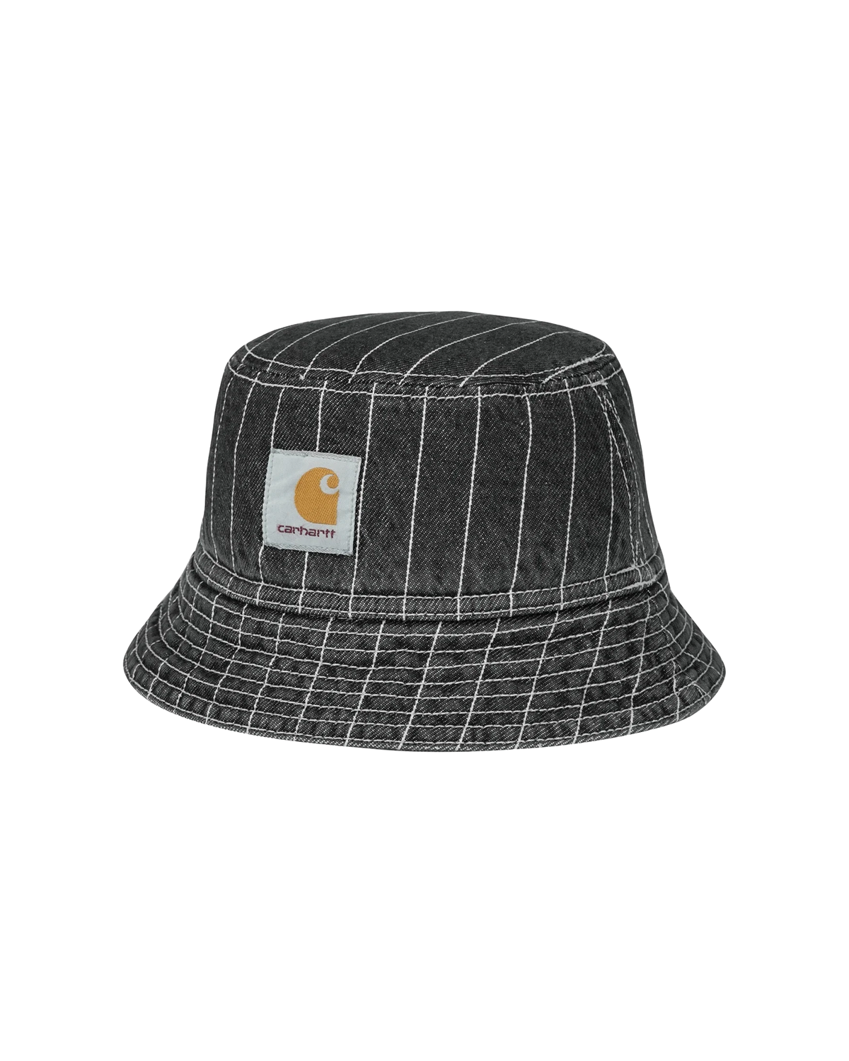 Orlean Bucket Hat Orlean Stripe Black/White (Stone Washed)