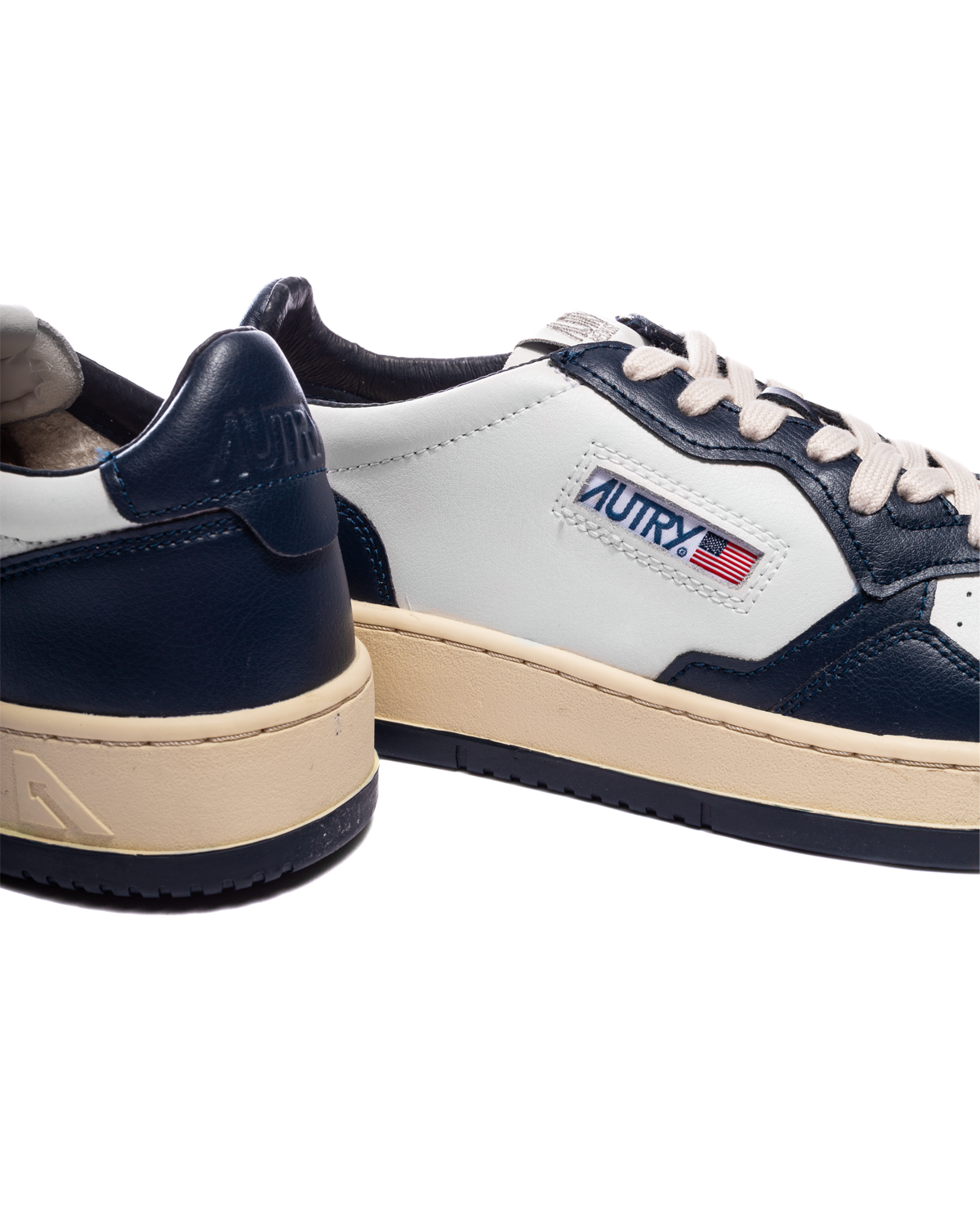 Medalist Low Leather/Leather White/Blue