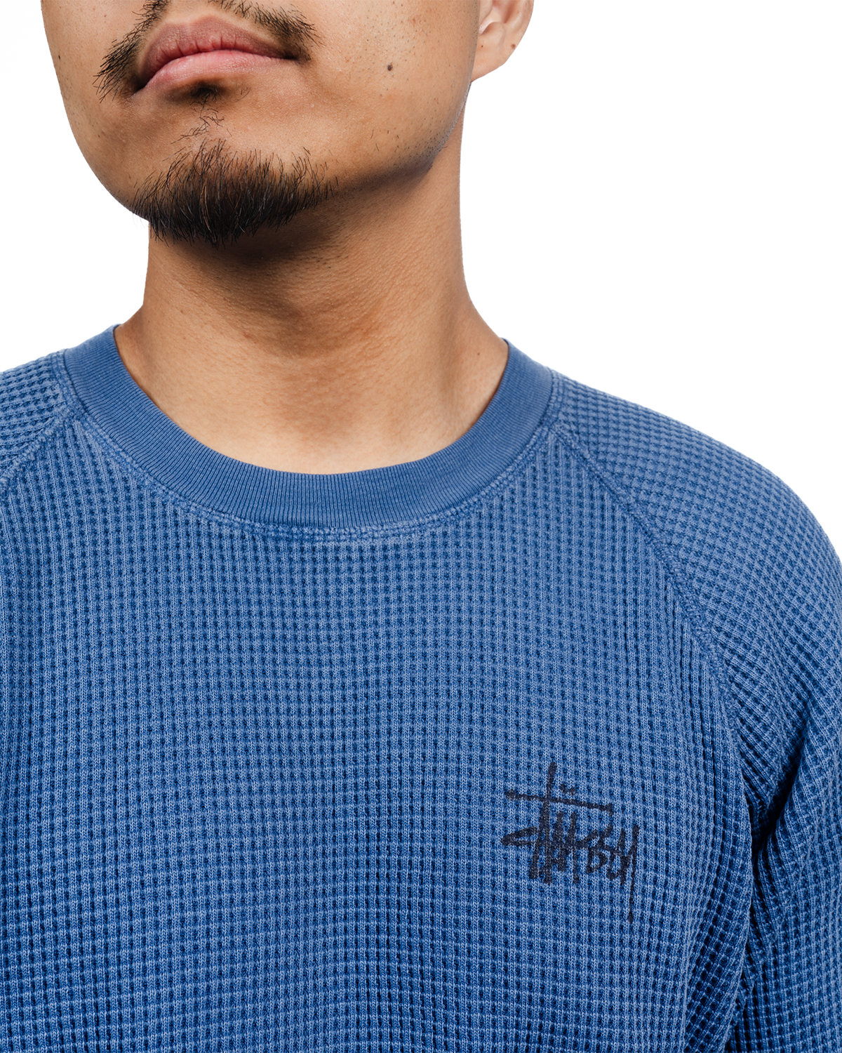 Raglan Thermal Basic Stock Blue