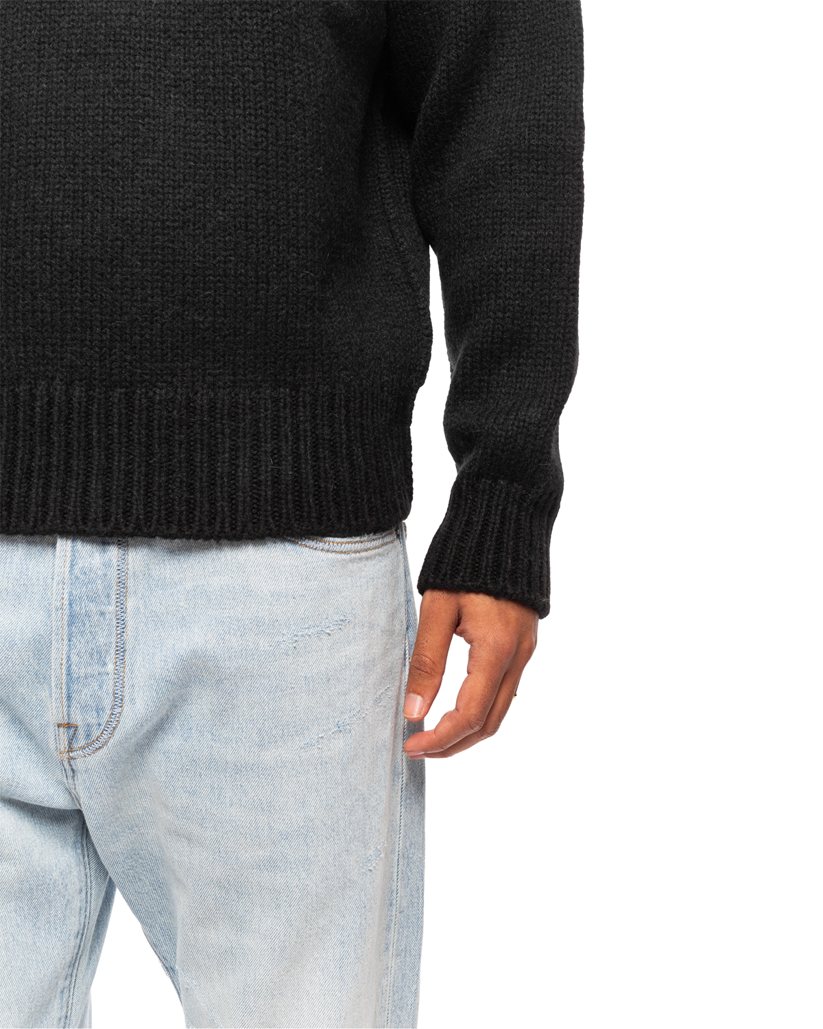 Boxy Sweater Black