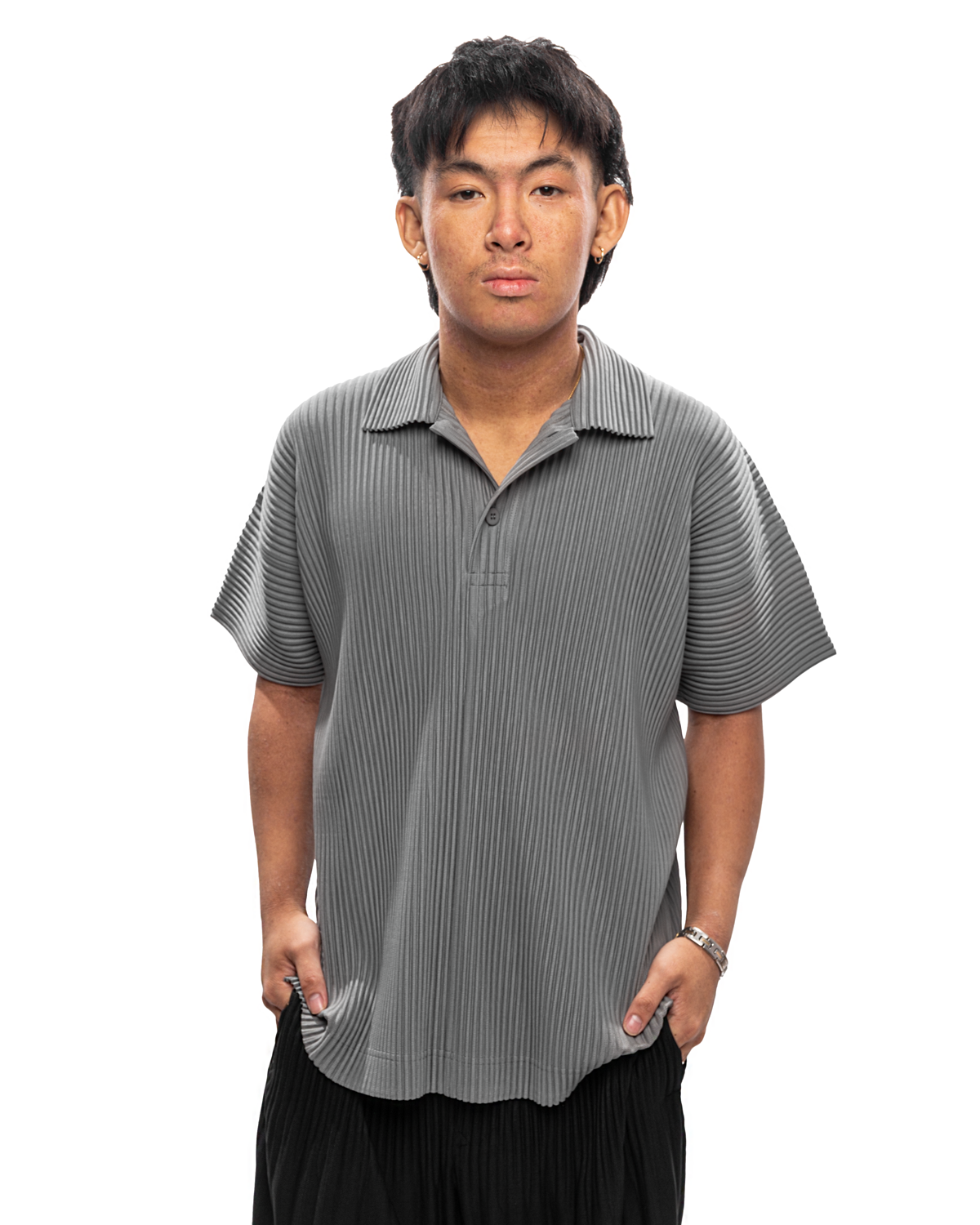 MC May Polo Shirt SS24 Warm Grey (no.17)