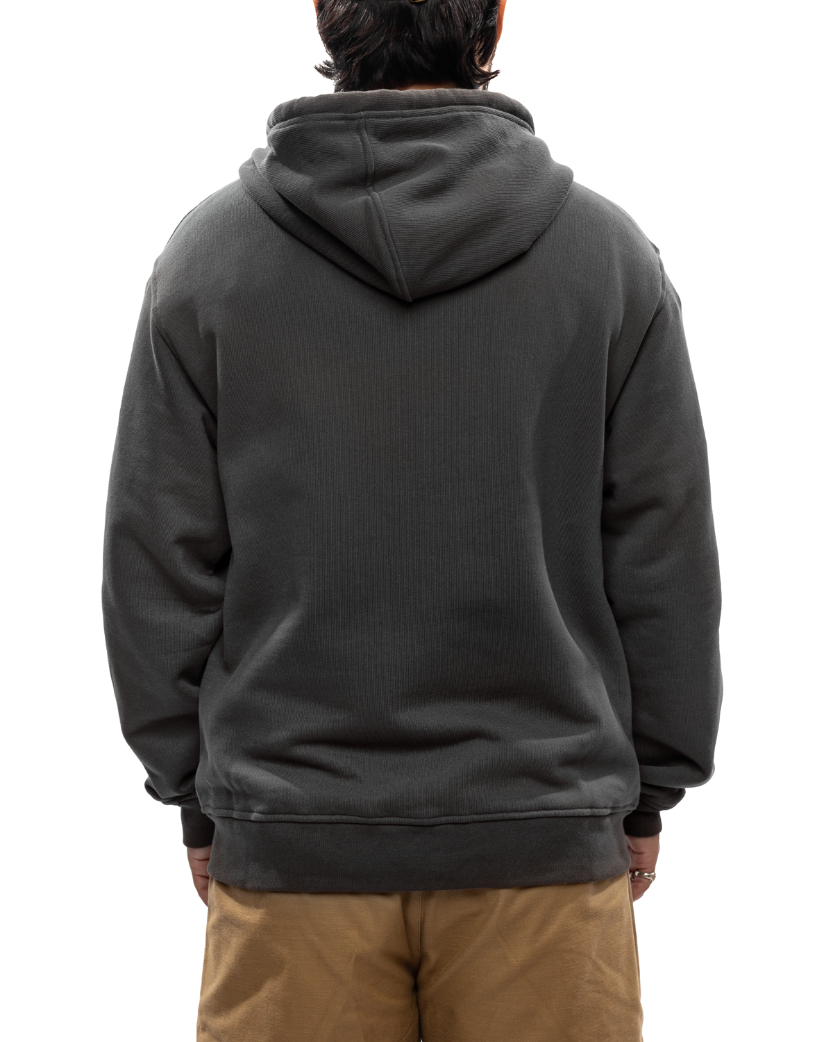 Brwaz Lakiya Tassel Zipper Hoodie Dark Grey