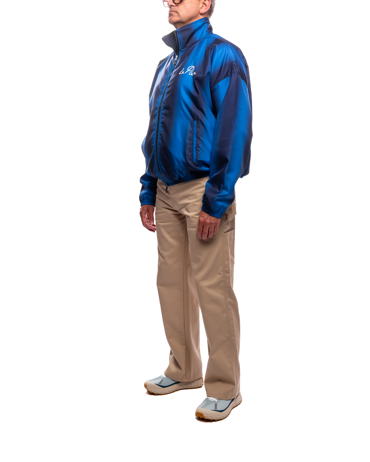 Ombre Jacket Blue Stripe