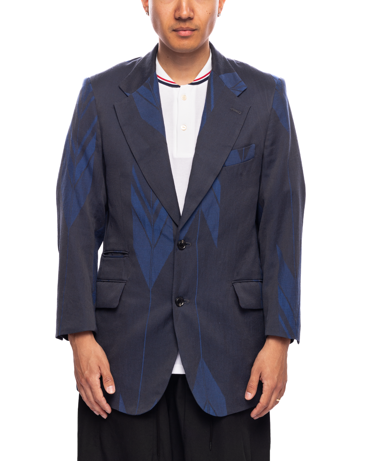 2B Jacket - C/L Kimono Jq Blue Arrow