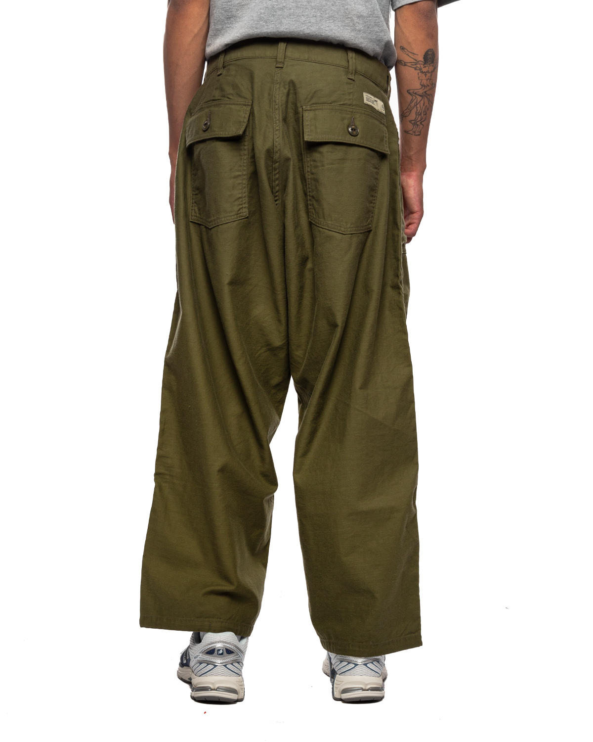 Wide Baker Pants Olive Drab