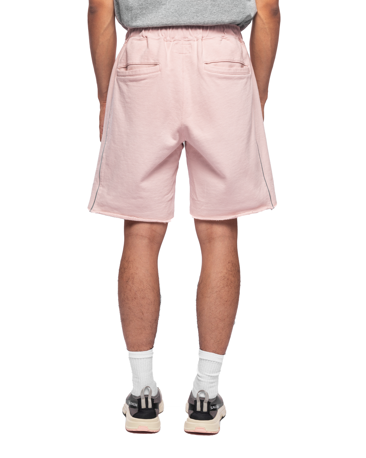 Piping Jog Shorts Pink