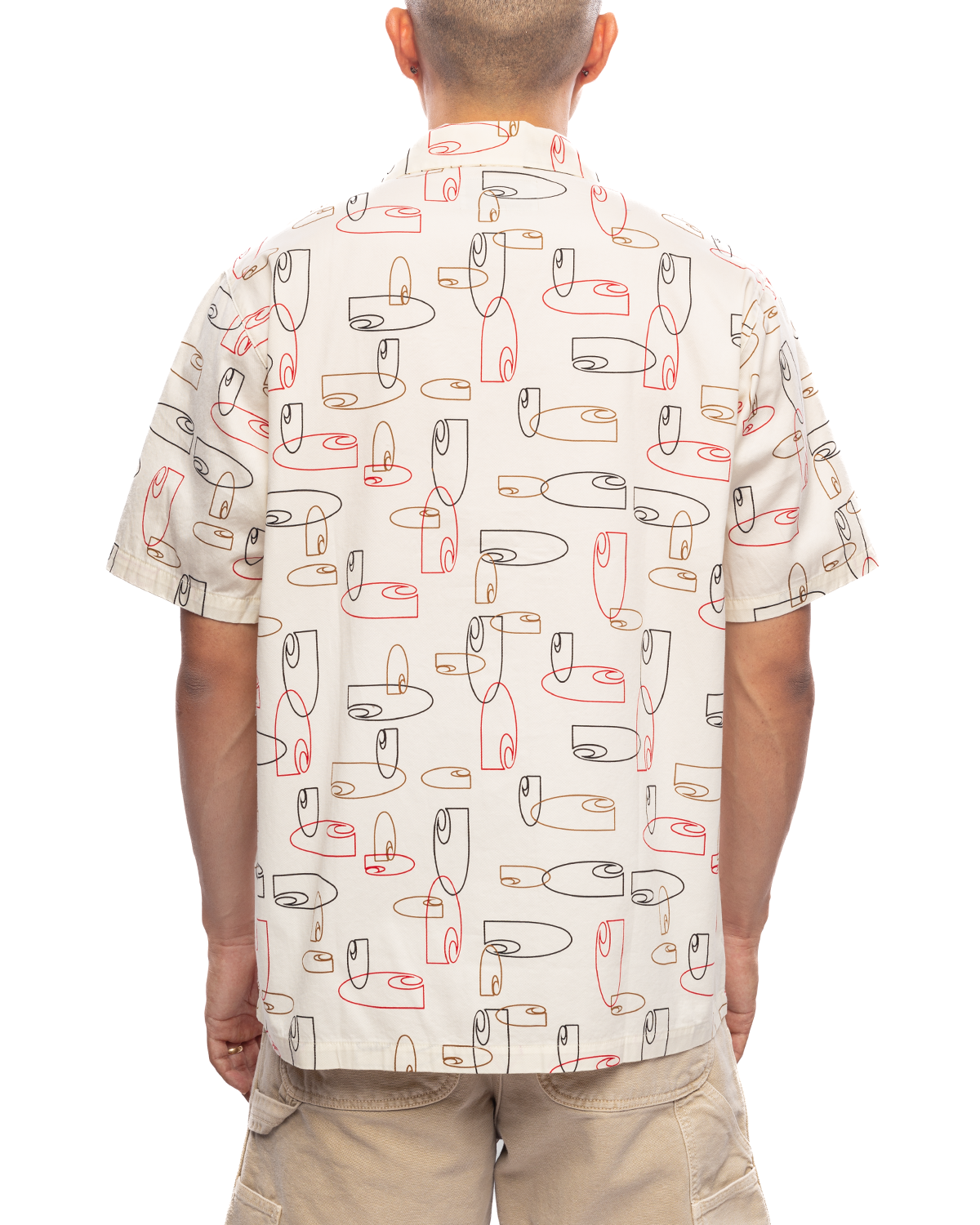 S/S Sumor Shirt OUTLINE PRINT, WAX