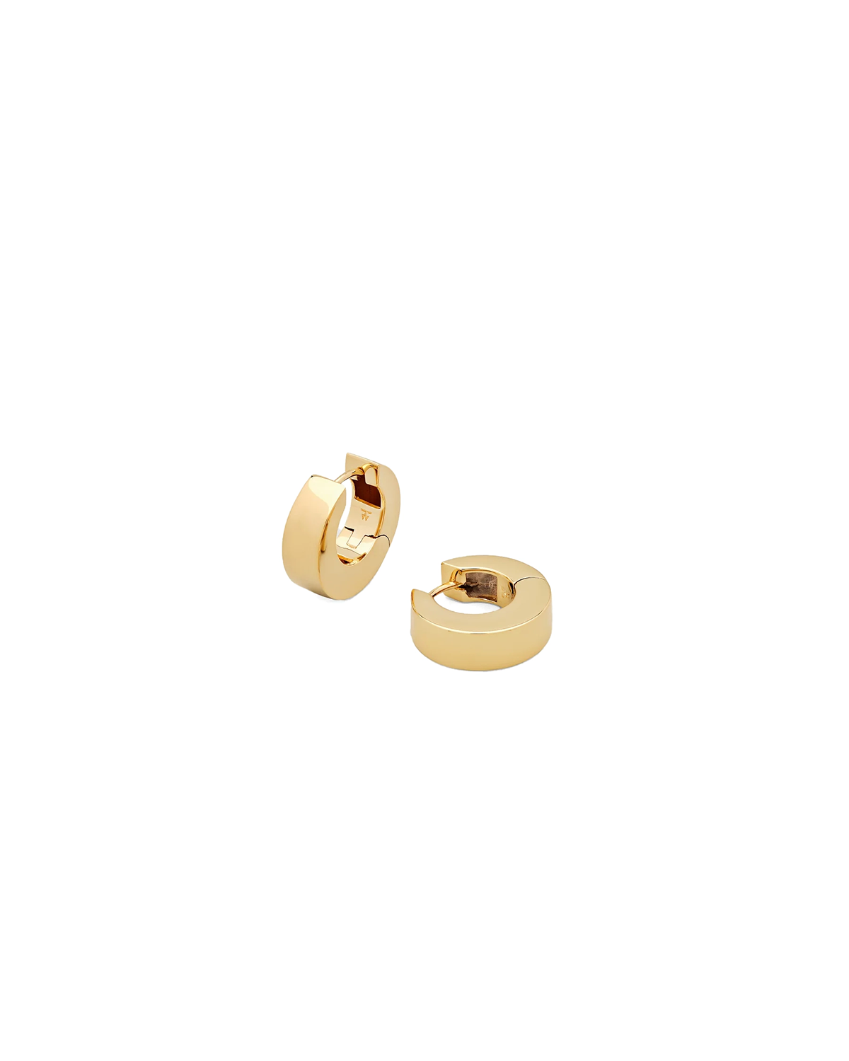 Arch Hoop Earrings Small Gold
