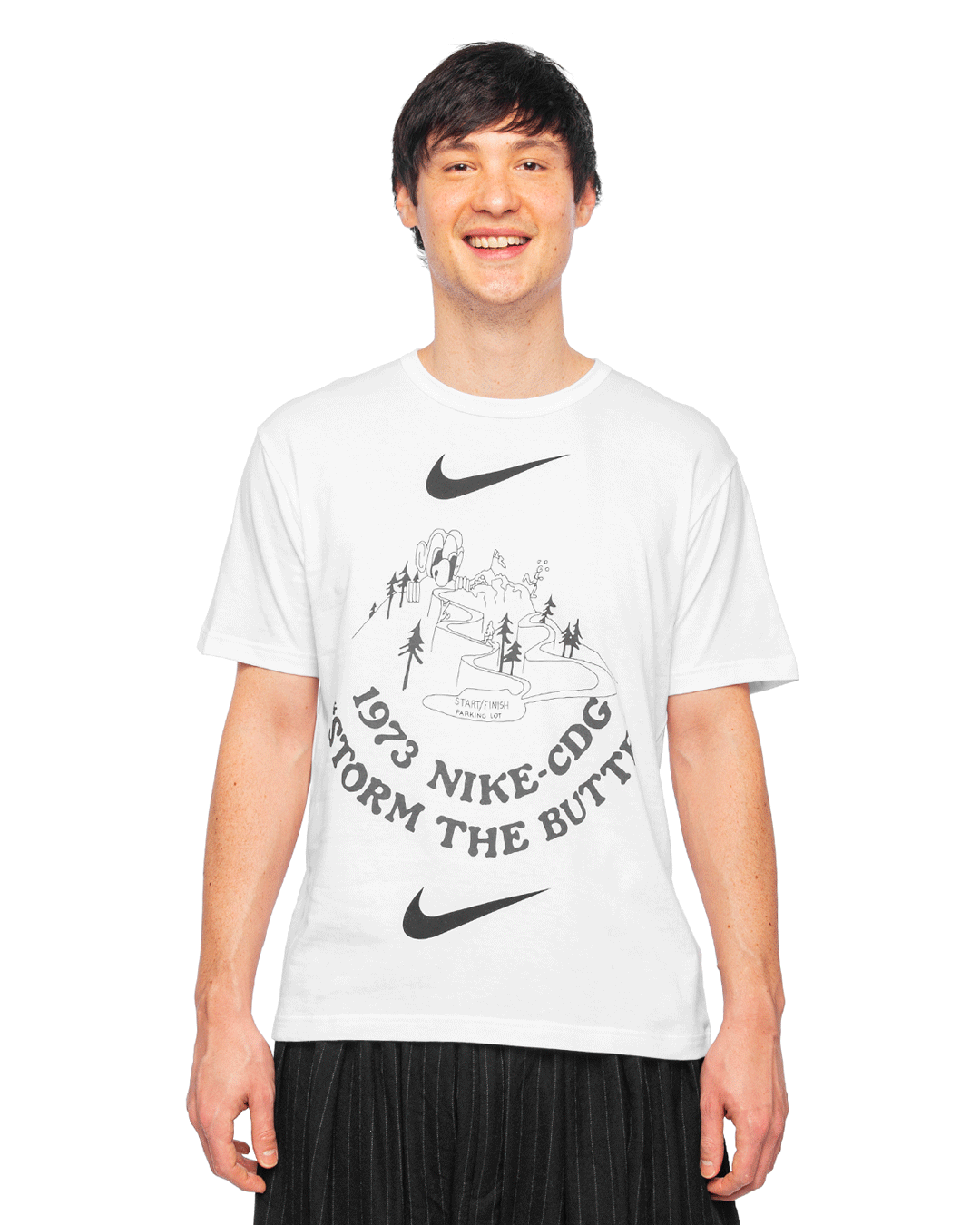 CDG X NIKE 'Storm the Butte' Tee