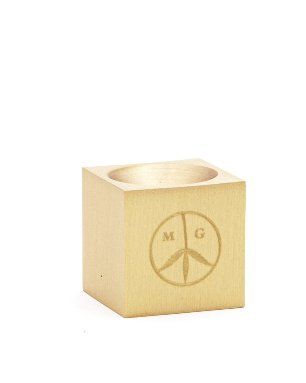 Cube Brass Incense Burner