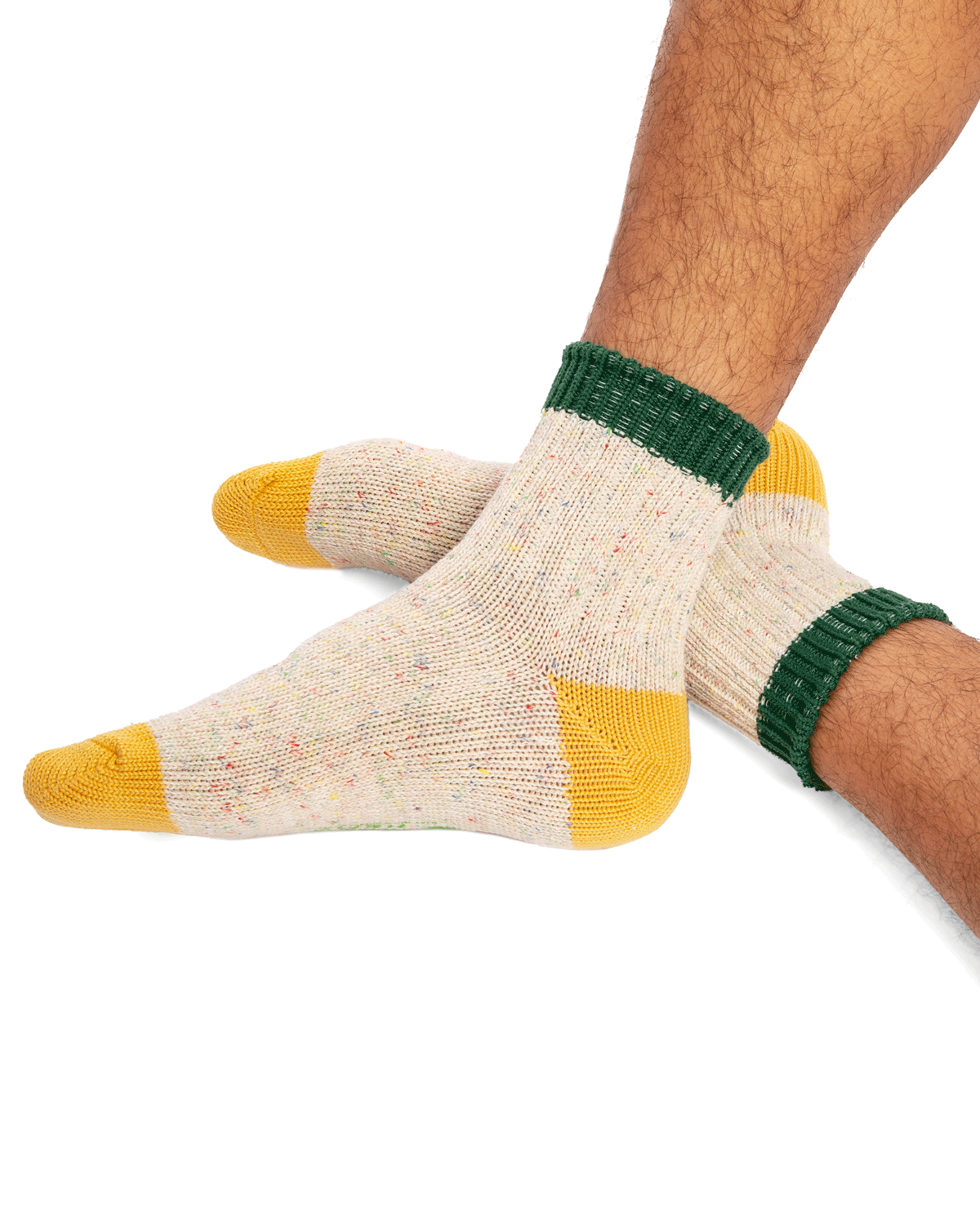 Hemp Color Band Ankle Socks