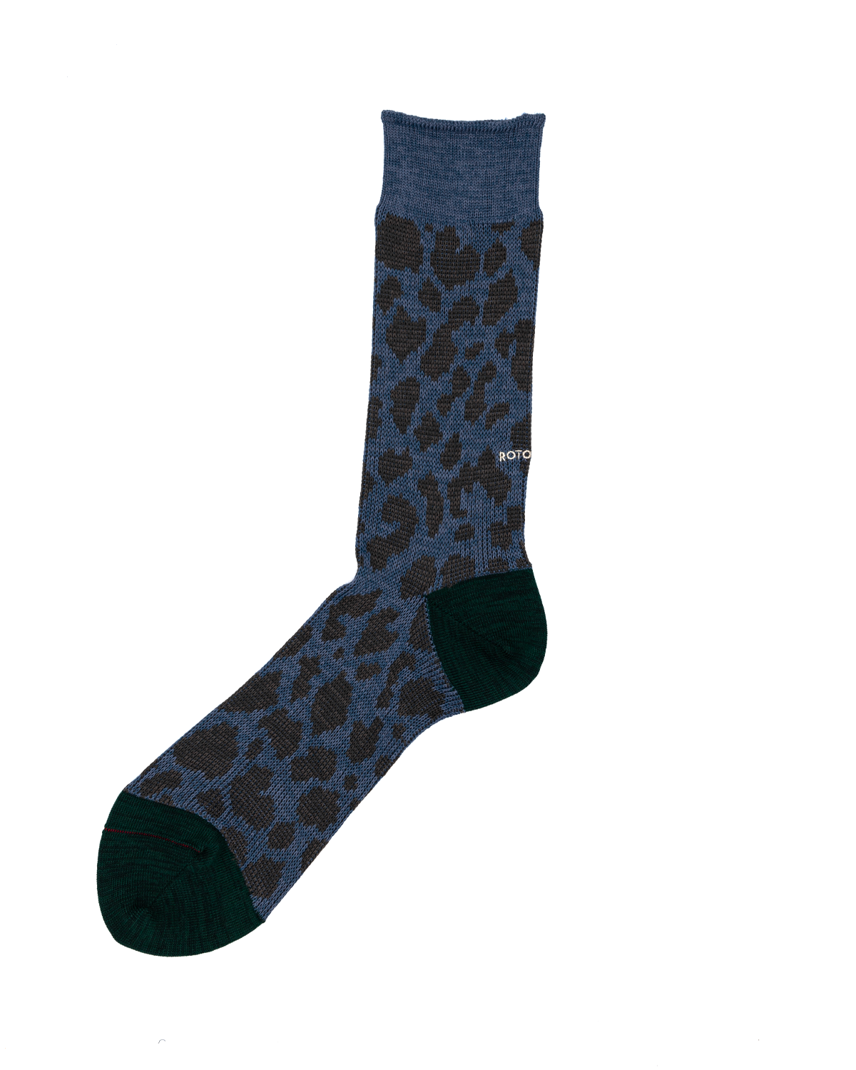 Organic Cotton Crew Socks Leopard Fall '22