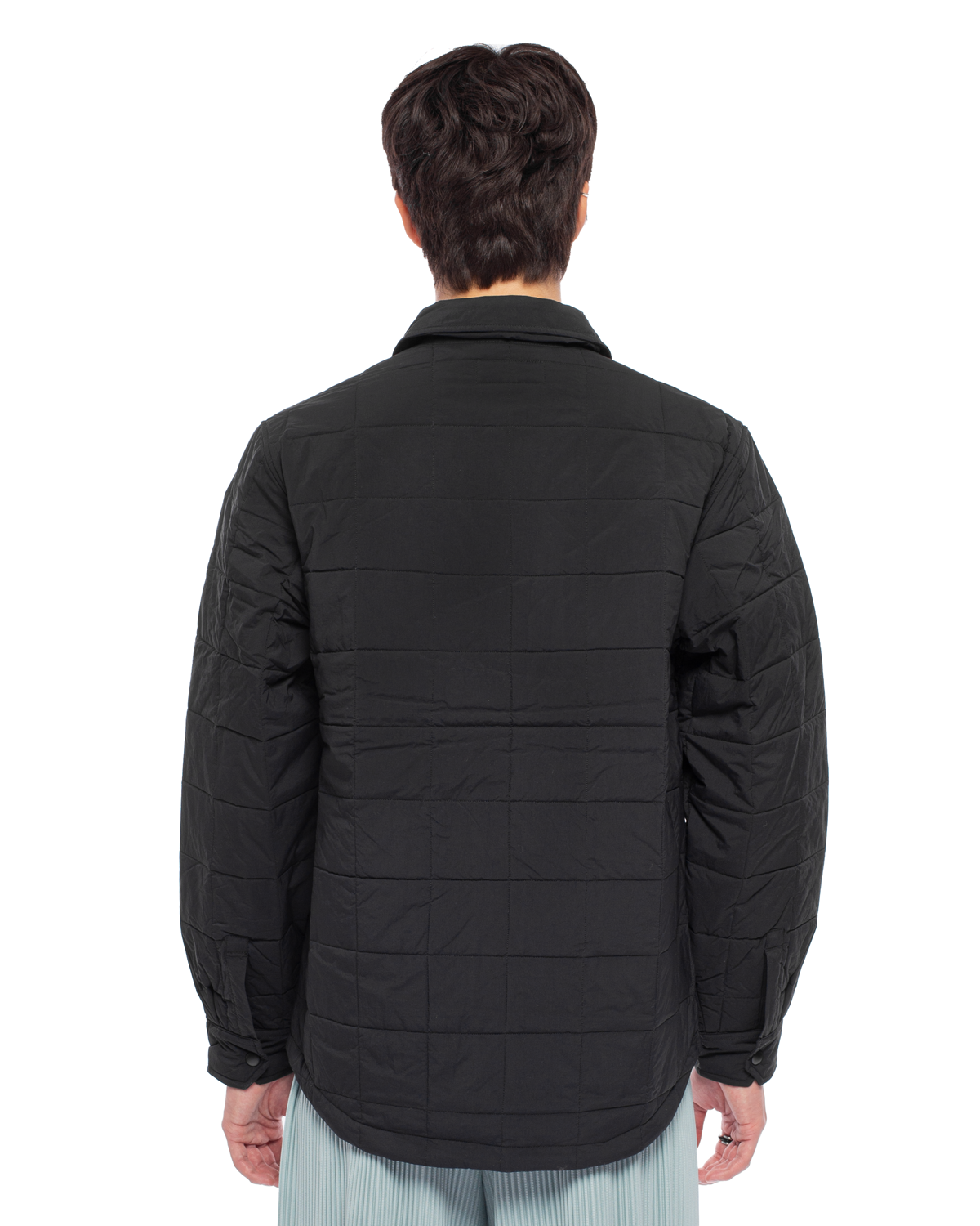 Quilted Fatigue Shirt Black