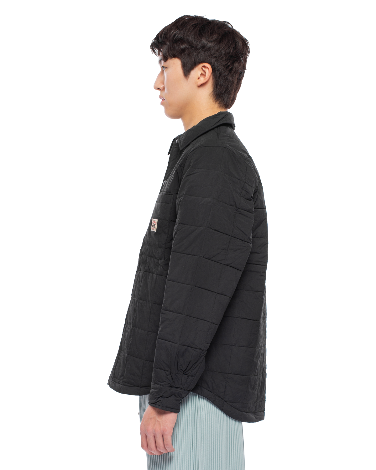 Quilted Fatigue Shirt Black