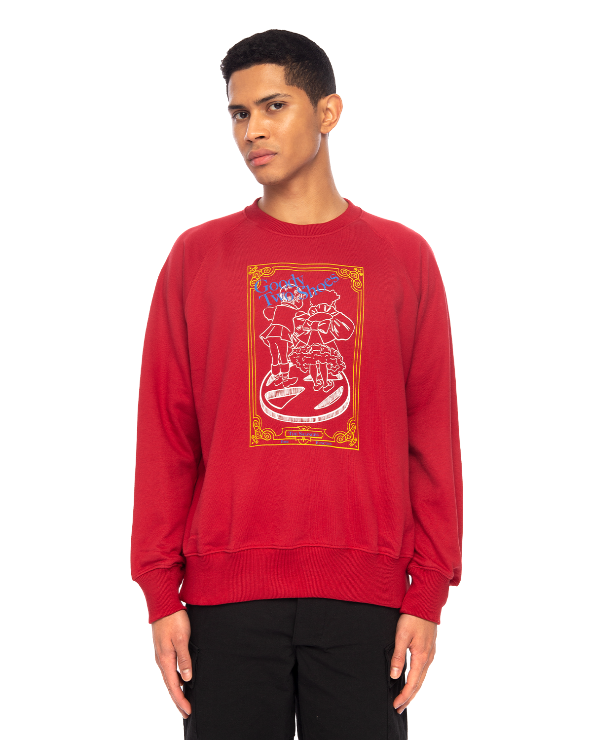 Goody Two Shoes Crewneck Sweater Red