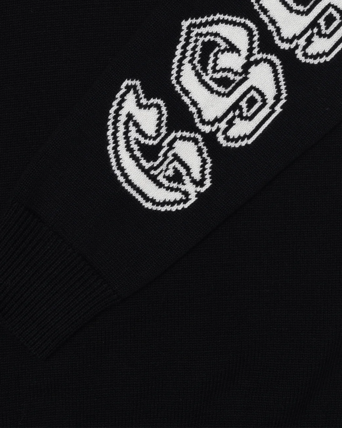 Sleeve Logo Sweater Black