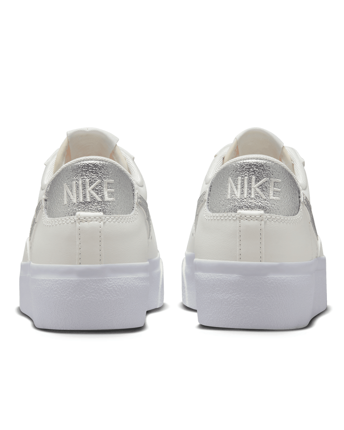 Women's Blazer Low Platform Summit White/Metallic Silver/Sail