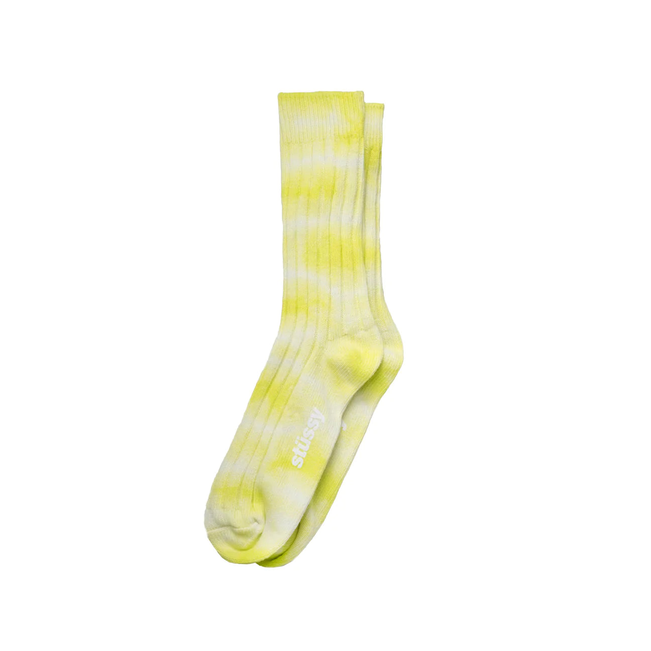 Dyed Ribbed Crew Socks SS22